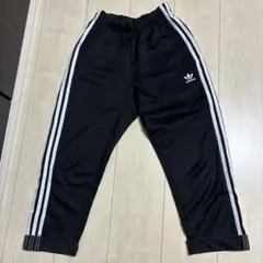 adidas トレフォイル ジャージ パンツ ブラック