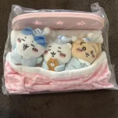 ちいかわ ハッピーホリデーなおやすみベッドと繋がるマスコットセット