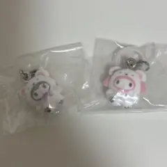 サンリオ めじるしアクセサリー ふわふわスノー　マイメロ クロミセット