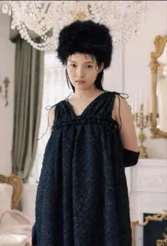 Bibiy ANGELIQUE KNIT ネイビー - メルカリ