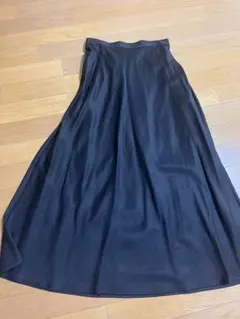 AZUL BY MOUSSY ブラック フレアロングスカートのサムネイル