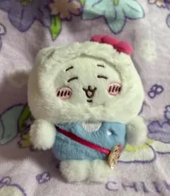 ちいかわ ハローキティマスコットホルダーぬいぐるみ