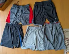 ハーフパンツ 5着セット Under Armour Adidas