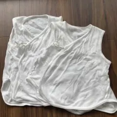 ホワイトコットン　シャツ肌着2枚セット