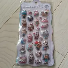 ラブブ　ボンボンドロップシール　ご褒美シール
