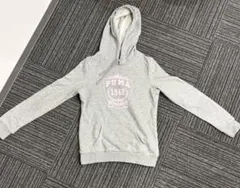 PUMA プーマ パーカー L グレー ピンク 1948