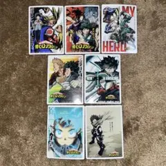 ヒロアカ 一番くじ 更に向こうへ ステッカー キービジュアル 7枚