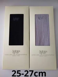Adam & Eve ソックス 2足セット 25-27cm 未使用 長期自宅保管