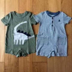 Gap ベビー ロンパース 2枚セット 0-3M 50cmのサムネイル
