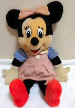 レトロ品　ミニーマウス　ぬいぐるみ　TDL 開園当時物
