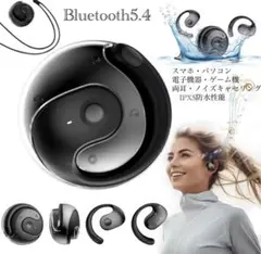 ワイヤレスイヤホン　イヤホン　Bluetooth 5.4 IPX5 マイク