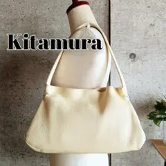 美品 キタムラ 本革 レザー ショルダー ハンドバッグ 鞄 レディース メンズ