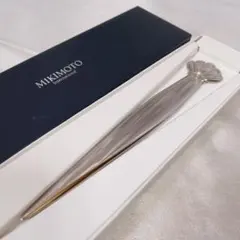 ミキモト　ペーパーナイフ　新品未使用 ミキモト（MIKIMOTO）真珠付きペーパーナイフ ゴールド｜Yahoo!フリマ