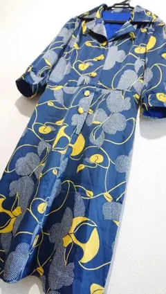 ヴィンテージ レトロ ワンピース 秋 アンティーク 一点物