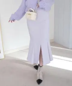 (L07287)ROYAL PARTY ガムストレッチマーメイドスカート　Sのサムネイル