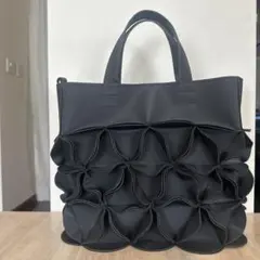 ELEMOOD エレムード BLOSSOM フラワーモチーフバッグ 黒 - メルカリ