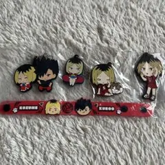 ハイキュー　ラバーストラップ　キーホルダー　ラバーバンド