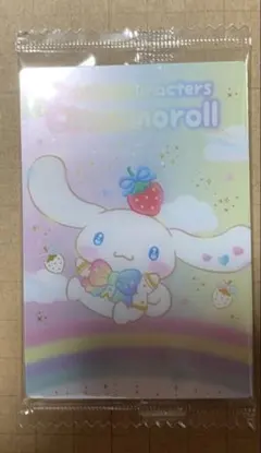 シナモロール　プラカード　サンリオ　ウエハース10 いちご新聞　50周年