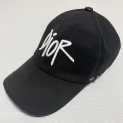 【激レア】正規品 DIOR SHAWN STUSSY キャップ DIOR x Shawn Stussy Embroidered Baseball Cap - Black Hats