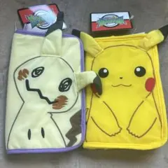 ポケットモンスター　サン&ムーン　マルチポーチ　2種　ミミッキュ　ピカチュウ