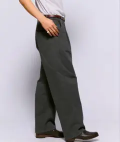 THE BOLDMAN ベーシックコットンパンツ　グレー