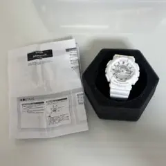 【美品】CASIO Baby-G ホワイト デジタル腕時計 電池切れのサムネイル