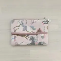 【美品】フェイラー　ラブラリーモクバ　ティッシュポーチ