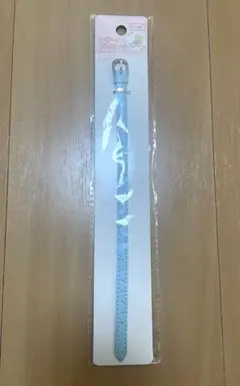 【すやねむ様専用出品】レザー風ブレスレット　セリア　ブルー　青　ネームタグ