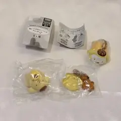 ポムポムプリン ガチャガチャ 3個セット なかよしドロップチャーム サンリオ