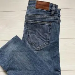 ZARA スキニーデニム フリンジ裾