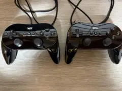 【純正品】 Wii U プロコントローラー USB接続 黒2個