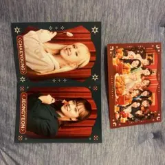 K-POP 写真カード クリスマスセット CHAEYOUNG JEONGYEON