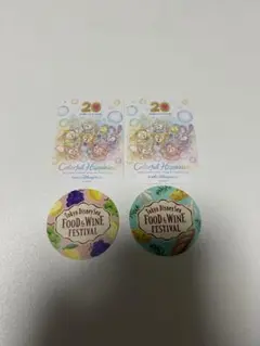 ディズニー ダッフィー＆フレンズ 20周年 カラフルハピネスステッカー