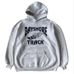 90s USA製 JERZEES ウイングフット プリント スウェット パーカー