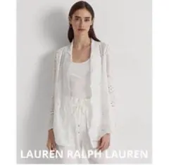【夏物最終SALE品】 RALPH LAUREN アイレットコットン ブラウス