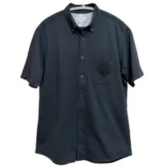 【美品】UNITED ARROWS 半袖シャツ ダークグレー Lサイズ