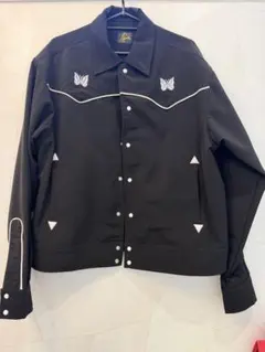 needles nubian 別注 カウボーイ ジャケット レザー ブラック L - メルカリ