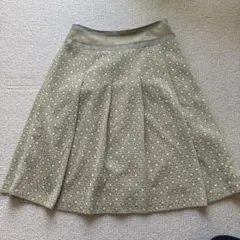 portcros フレアスカート ベージュ 刺繍 38のサムネイル