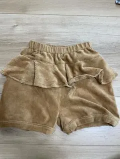 アミング　フリル付きコーデュロイハーフパンツ 100cm