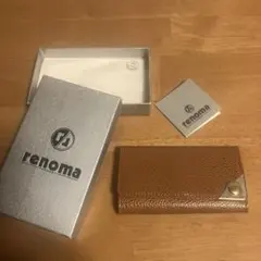 新品未使用 renoma PARIS 牛革 キーケース ブラウン 箱付き