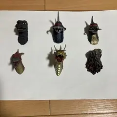 一番くじ ゴジラ モンスターヘッドマグネット 6セット
