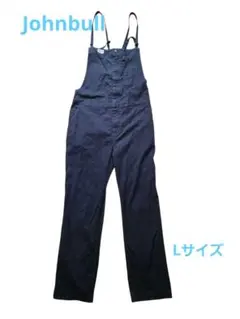 Johnbull サロペット オーバーオール Lサイズ　黒のサムネイル