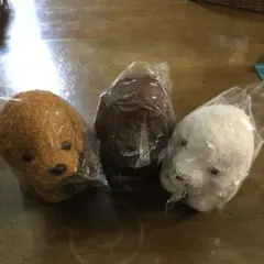 わんこぬいぐるみ3体