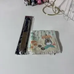 STUDIO GHIBLI となりのトトロ 扇子 タオルハンカチ 2pcs.