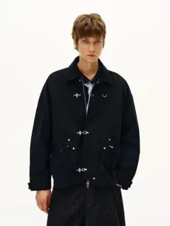 MADWITCH fireman work jacket 飛行機ボタン