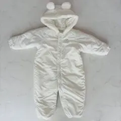 ミキハウス カバーオール くま耳 60-80（C306）