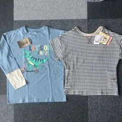 【新品】男の子　120 130㎝ しまじろう　半袖カットソー　長袖　ロンT 恐竜