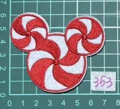 ミッキー刺繍アイロンワッペン 353