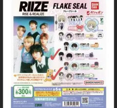 ガチャガチャ　RIIZE　ライズ　フレークシール　ウォンビン　アントン