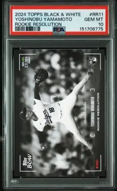 PSA10 2025 大谷翔平 TOPPS BLACK AND WHITE 1 - メルカリ